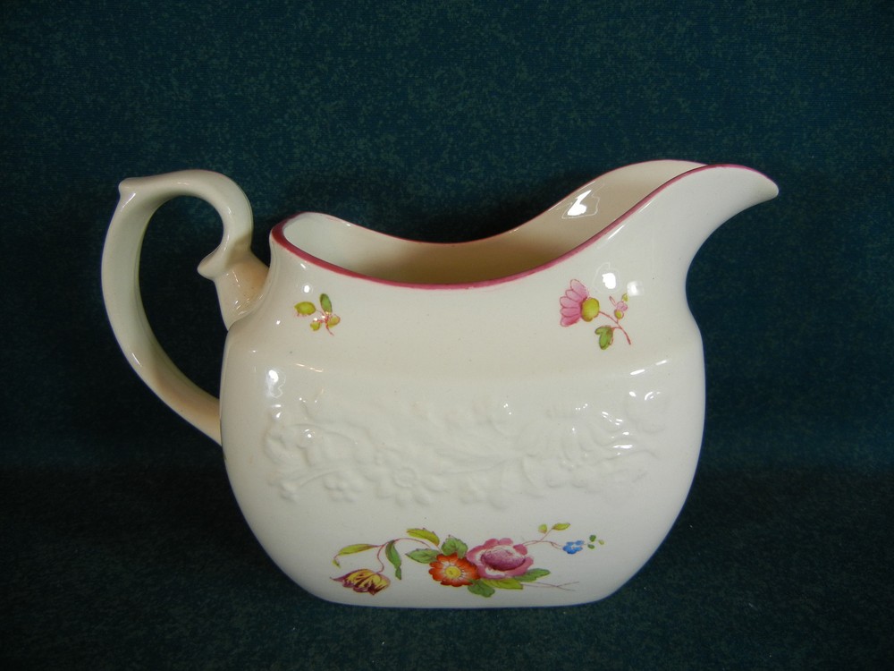 Copeland Spode Flower Embossed 2/8036 Creamer