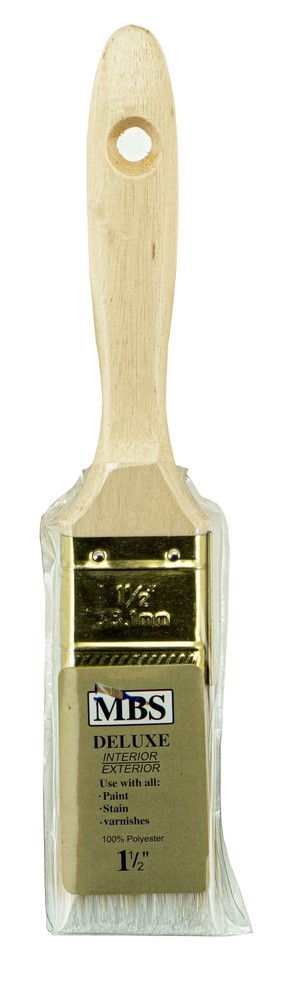 Paint Brush 1.5" Width 100% Polyester For all Paints Interior/Exterior