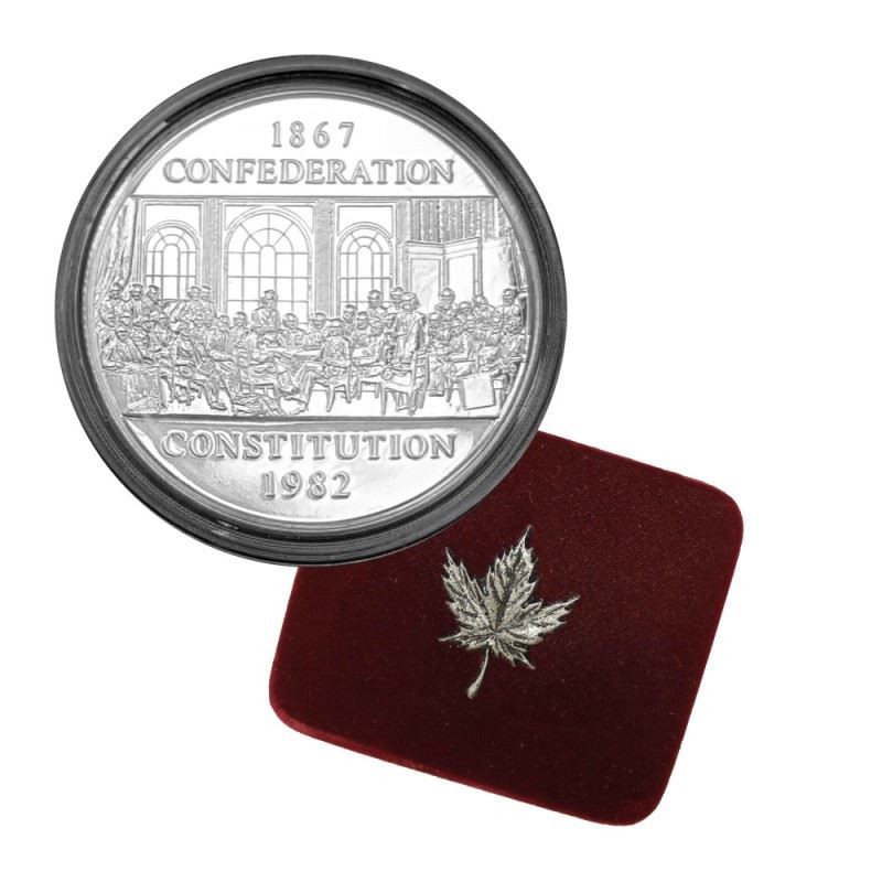 1982 Canada Dollar - The Constitution Commemorative Coin