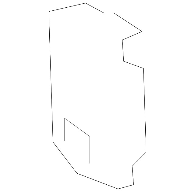 Genuine GM Passenger Side Front Compartment Side Rail Bracket 84752622