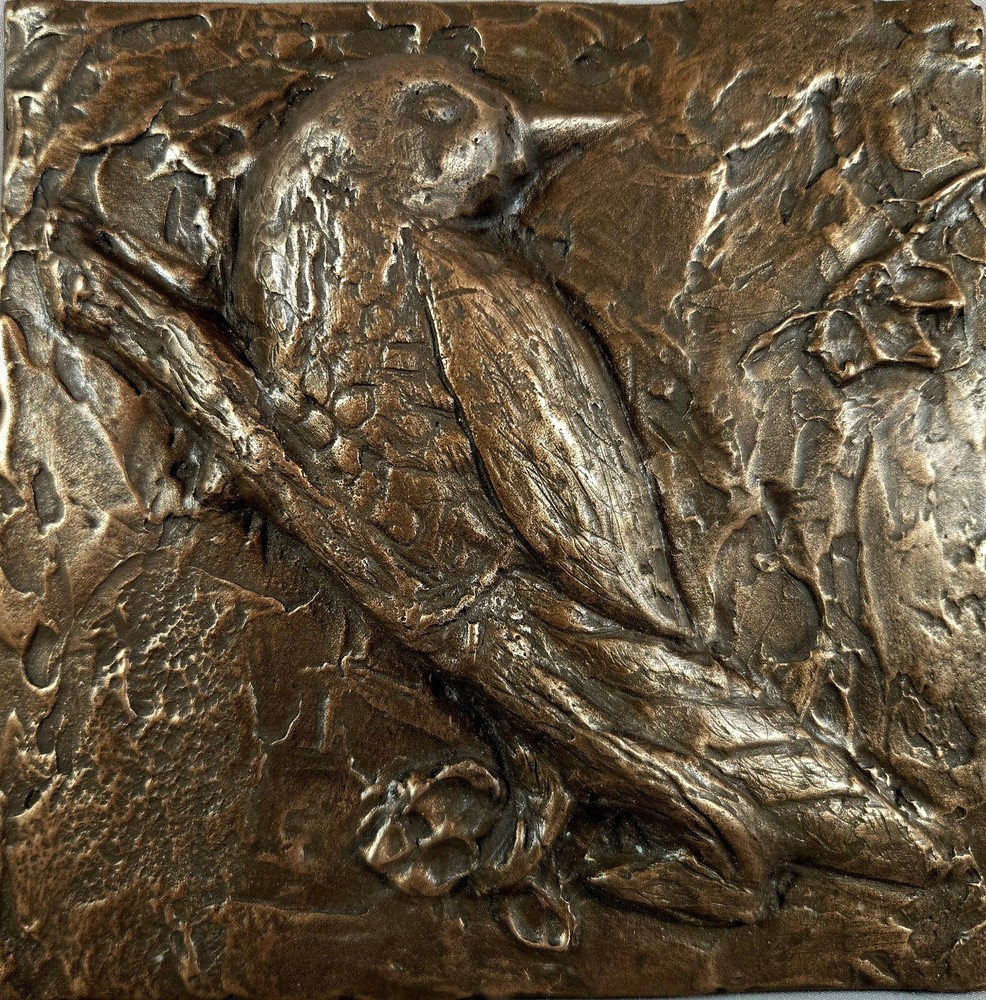 6"x6" Bird #Two Wall Tile (bronze)