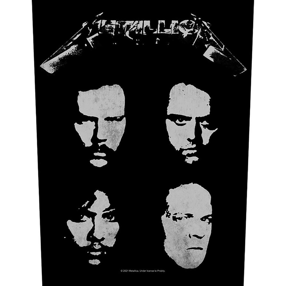 METALLICA official XLG back patch -BLACK