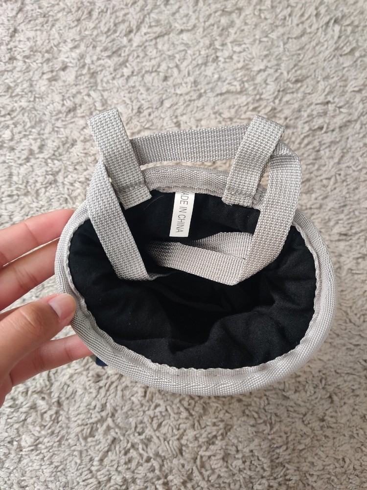 Evolv Roundtangular knit rare Chalkbag - Climbing Boulder OCEAN