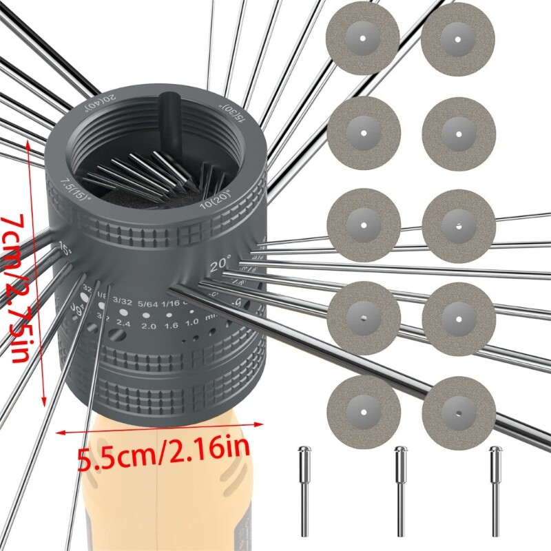 Multipurpose Grinding Head Set for Precisions In Manufacturing and DIY Projects