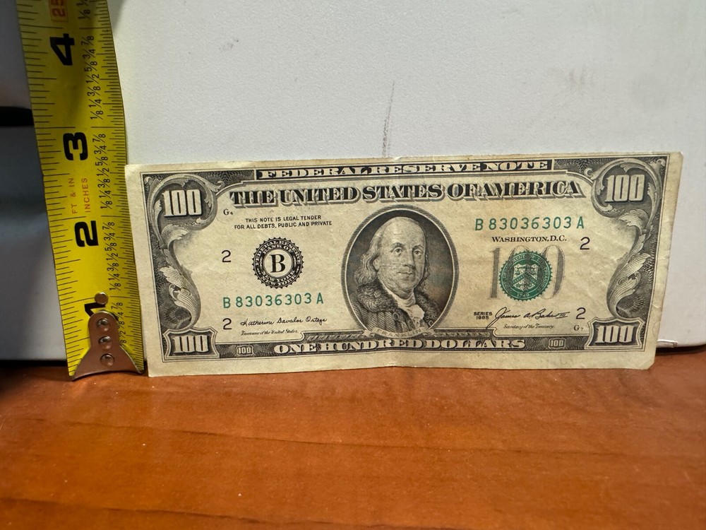 100 Dollar Bill 1977 Error Misprint FREE SHIPPING