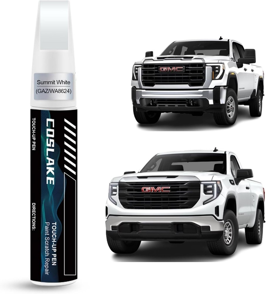Easy Application Touch-Up Paint for GMC - Summit White Interstellar White Gloss