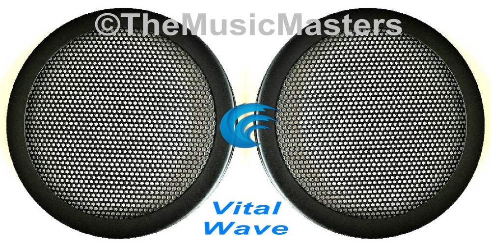 2X 4.5" inch Clipless Fine Mesh GRILL Speaker Sub Woofer Protective Covers VWLTW