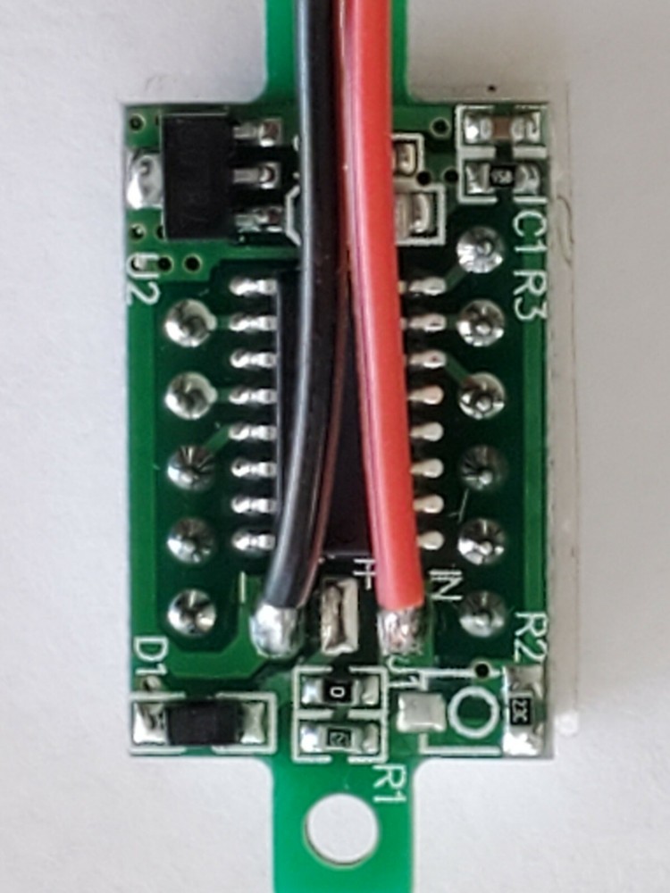 3PCS RED, GREEN, BLUE Digital Voltmeter Car Motorcycle Voltage Volt Panel Meter