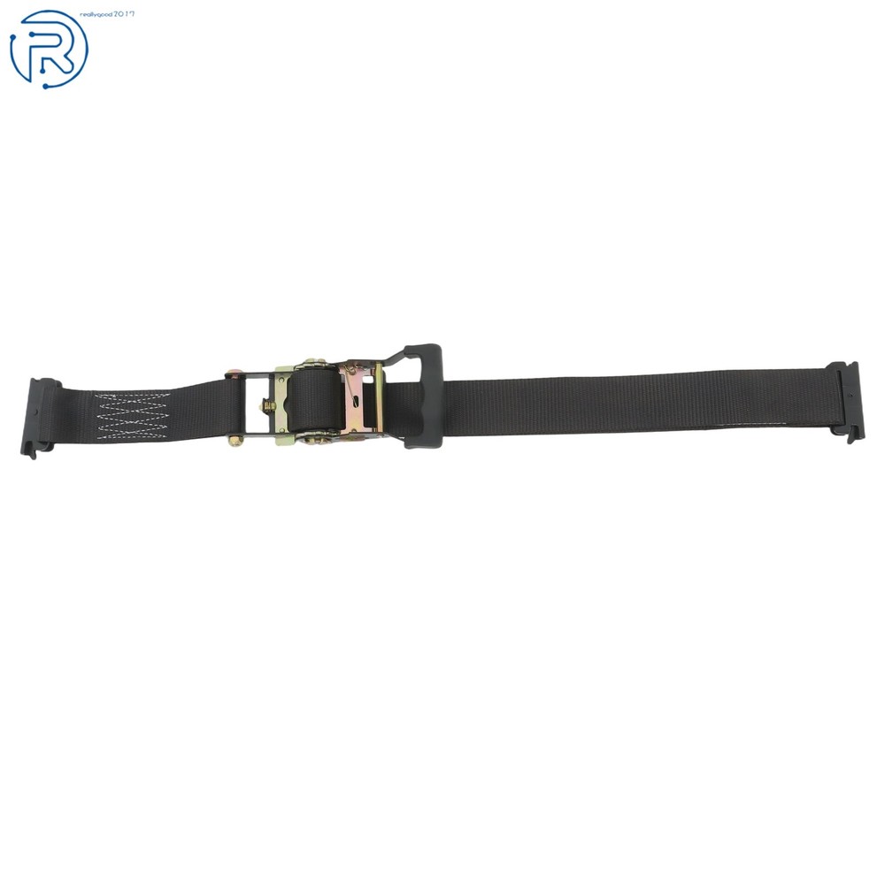 Durable E Track Wheel Chock System 6' Ratchet Tie Down Strap Secure Cargo 1 Pack