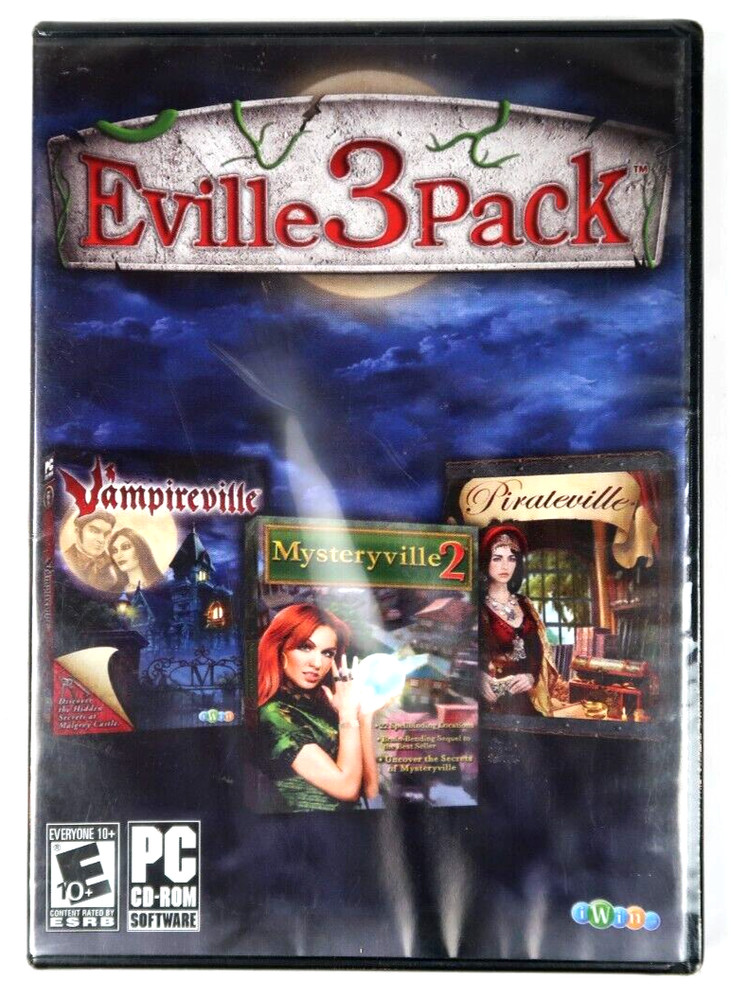 Eville 3 Pack (2010) PC CD-ROM Brnad New Sealed PC Game