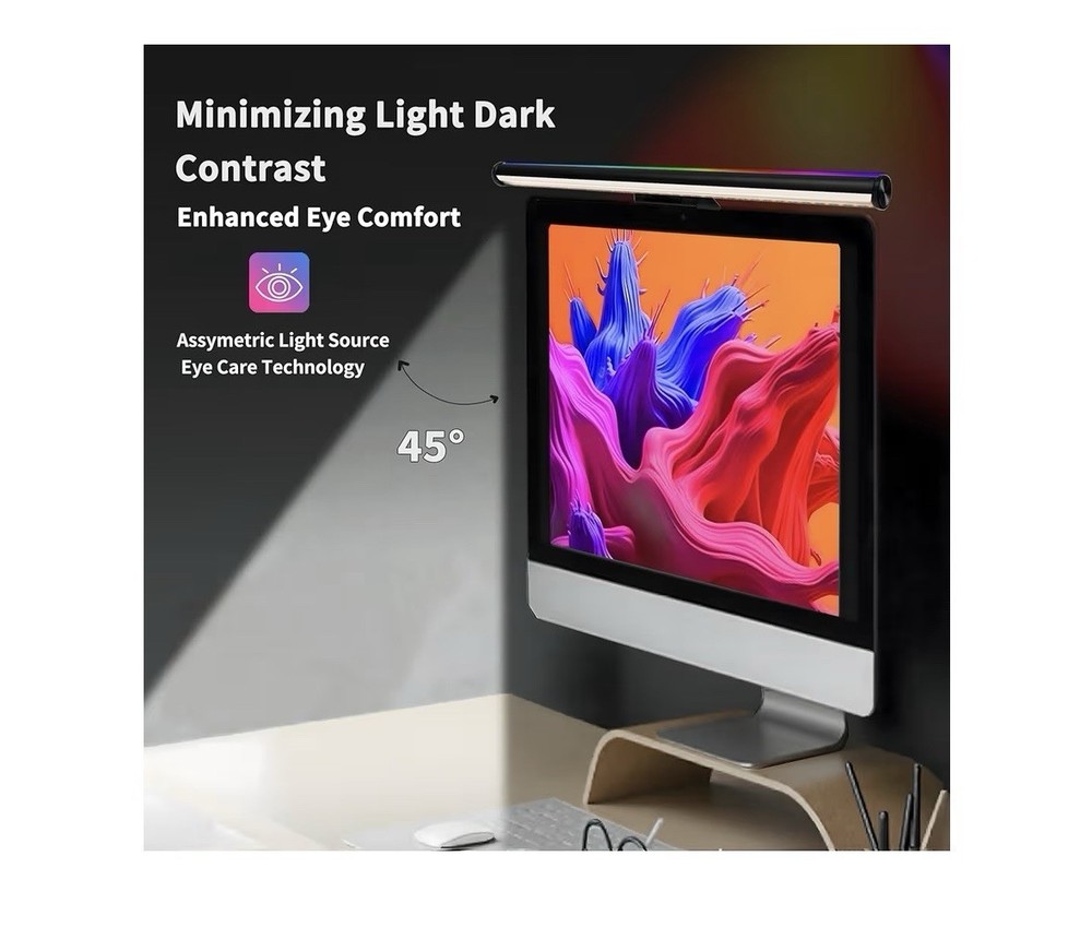 Monitor Light Bar Dual Light Source Music Sync CRI 92