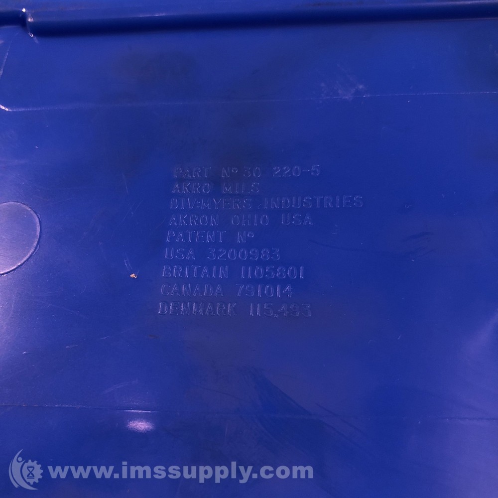 Akro Mils 30220-5 Blue Storage Container USIP