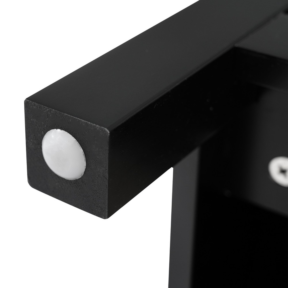 30-Inch Black Bathroom Vanity with Ceramic Sink and Ample Storage