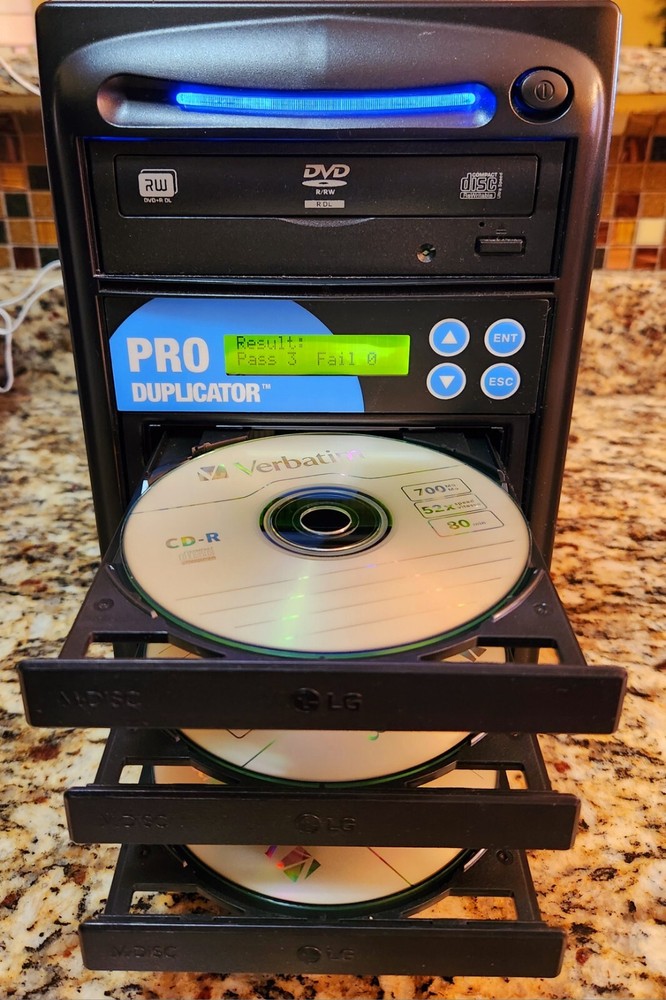 ProDuplicator 1 - 3 CD/DVD Burner Duplicator