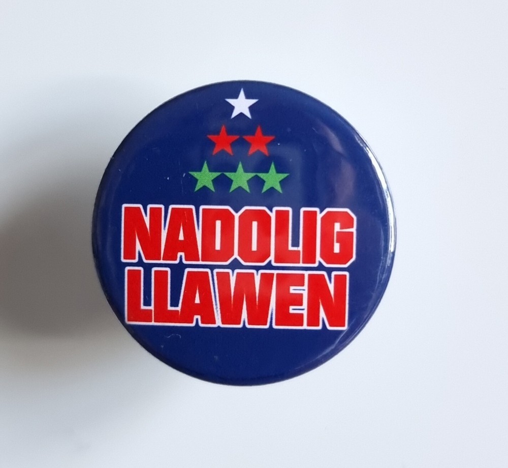 Nadolig Llawen - Small Button Badge - 25mm diam