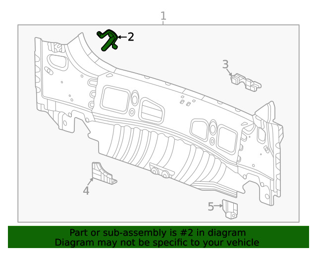 Genuine GM Side Bracket 42778806