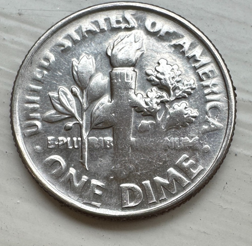 1994-D ROOSEVELT DIME WEAK STRIKE ERROR ***** SUPER RARE GREAT ERROR *****