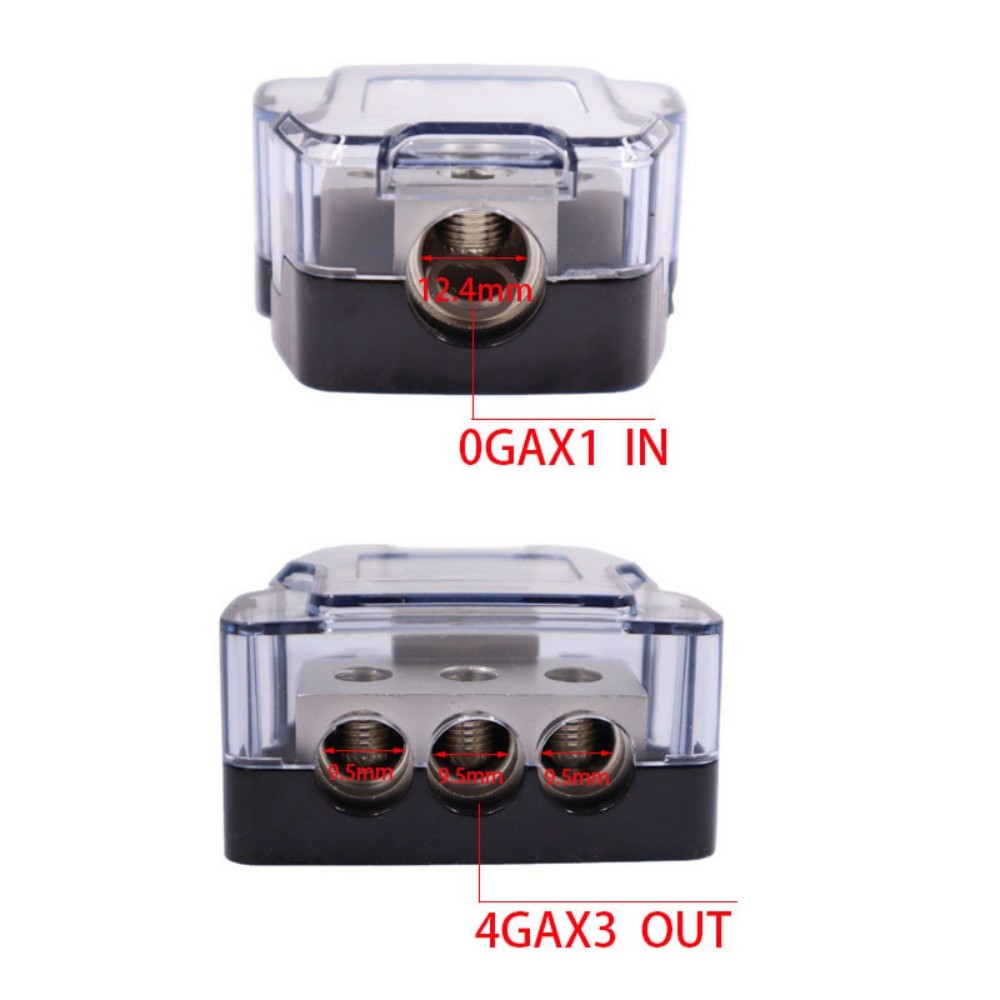 Zinc Alloy Distribution Block For Car Audio Systems Space Saving Design