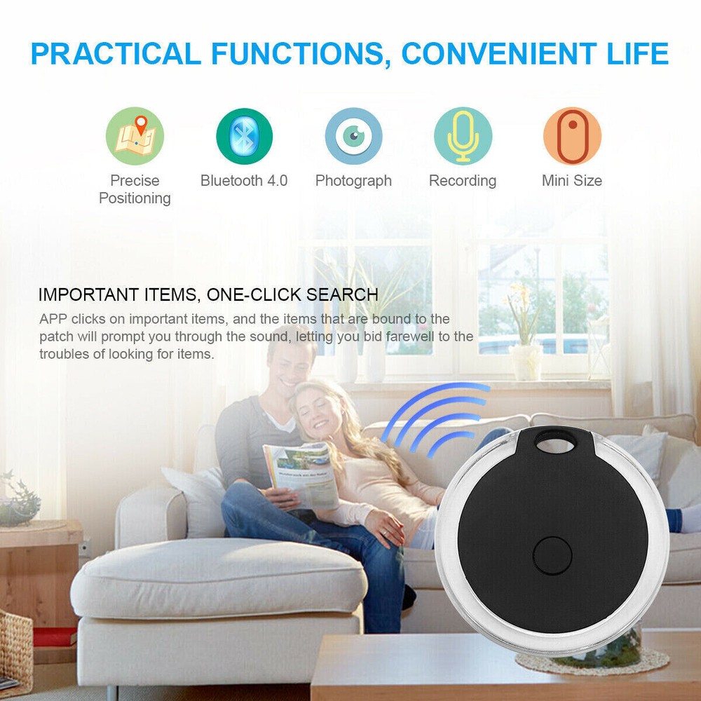 Mini Bluetooth GPS Tracking Key Child Older Pet Finder Tracker Location Device