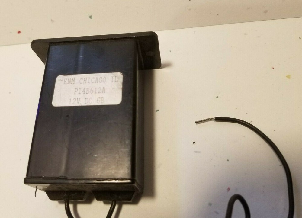 ENM P14B612A P14 Miniature Panel 6 Digit 12 Volt DC Electrical Counter NOS
