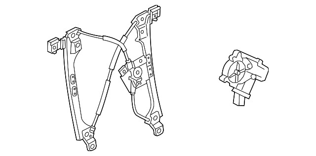 Genuine GM Window Regulator 26444684