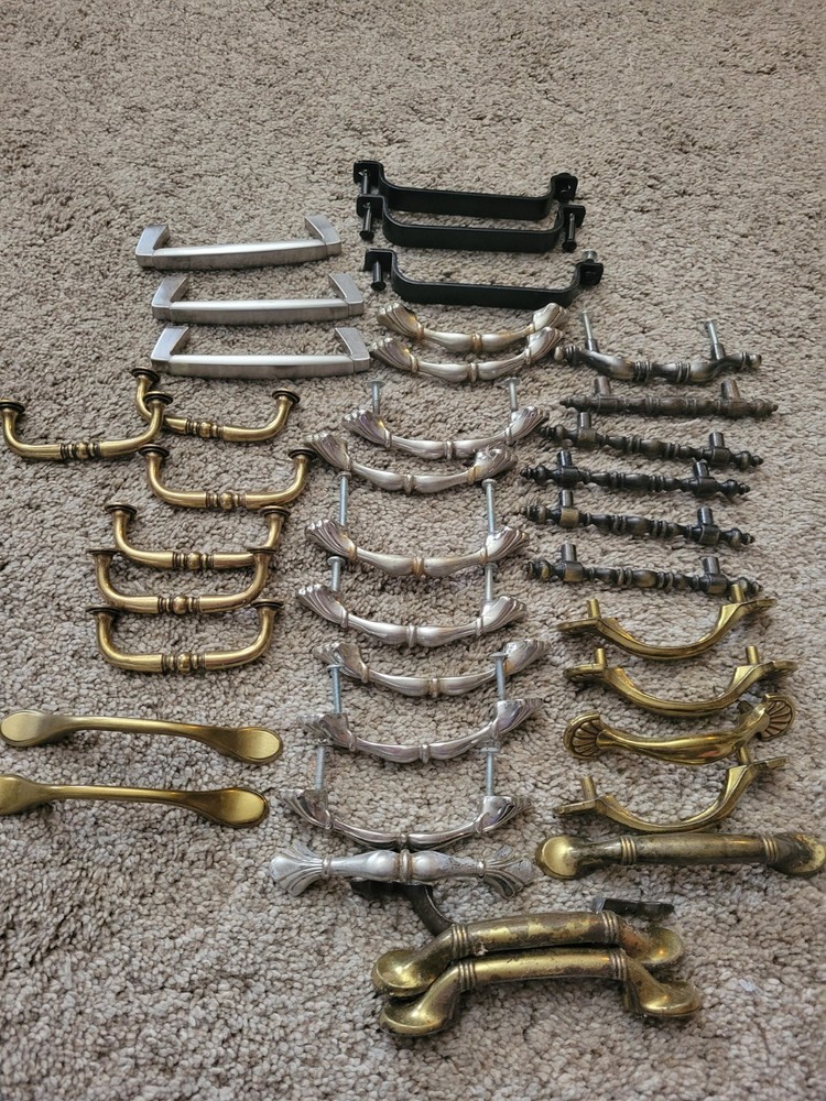 Random Vintage Drawer Pull Handles Cabinets Dresser