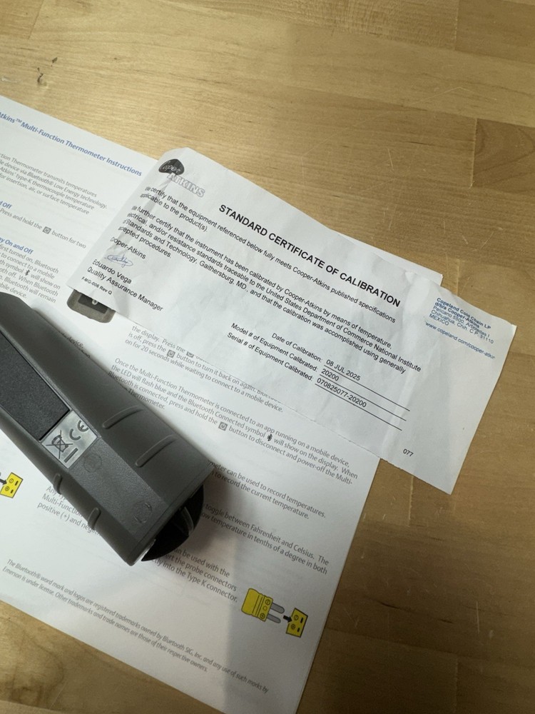 Cooper-Atkins 20200 Multifunction Thermometer