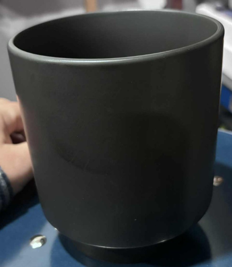 Threshold Black Ceramic Planter