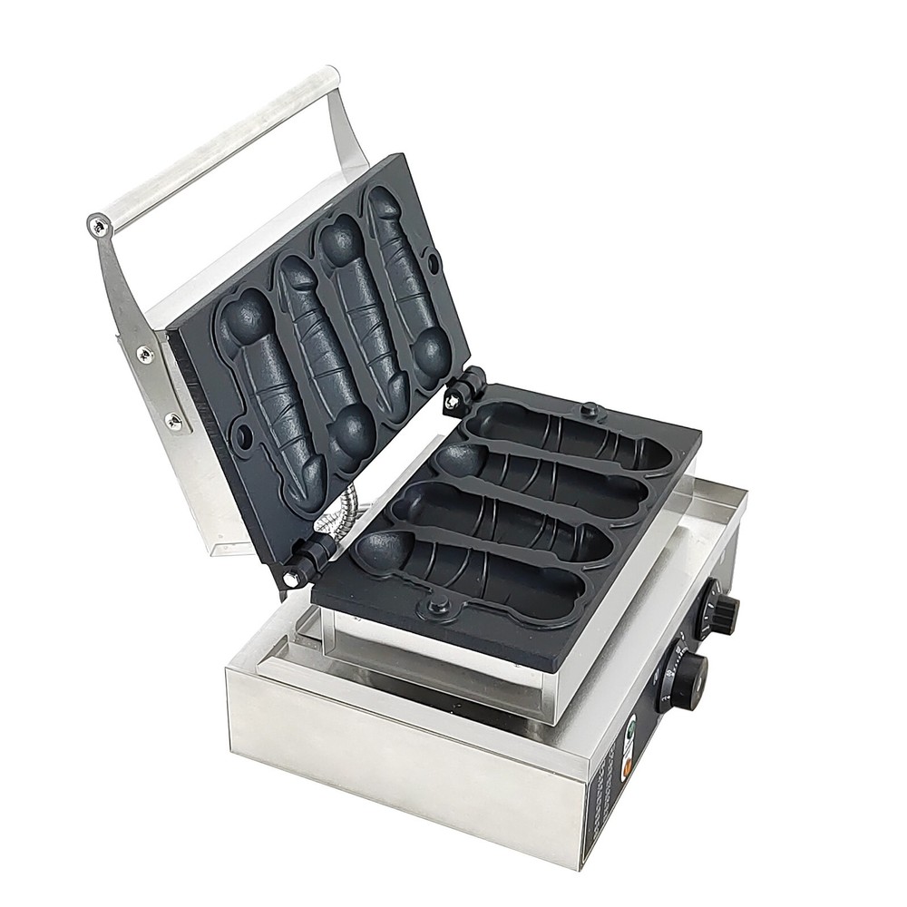 Kolice Waffle Iron Baking Machine, Waffle Sticks Machine-Strange Shape,4 Sticks