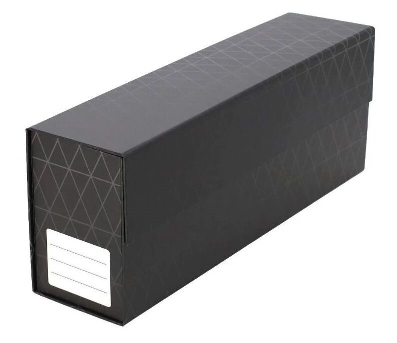 Pack of 3 BCW Black QuickFold Graded Trading Card Storage Boxes