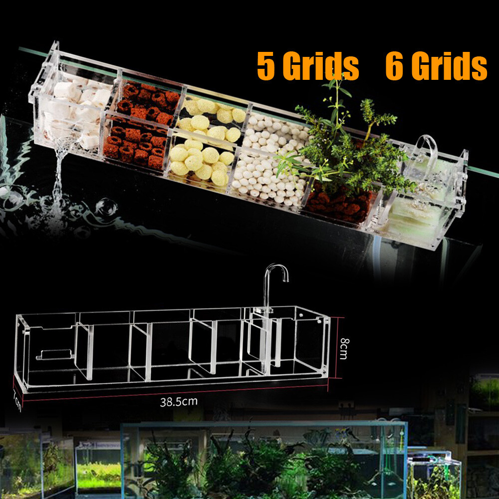 Aquarium External Filter Trickle Upper Multi-functional Fish Tank Water Filter