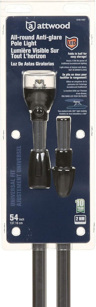 5540-54A7 All-Round Folding LED Navigation Pole Light 54"