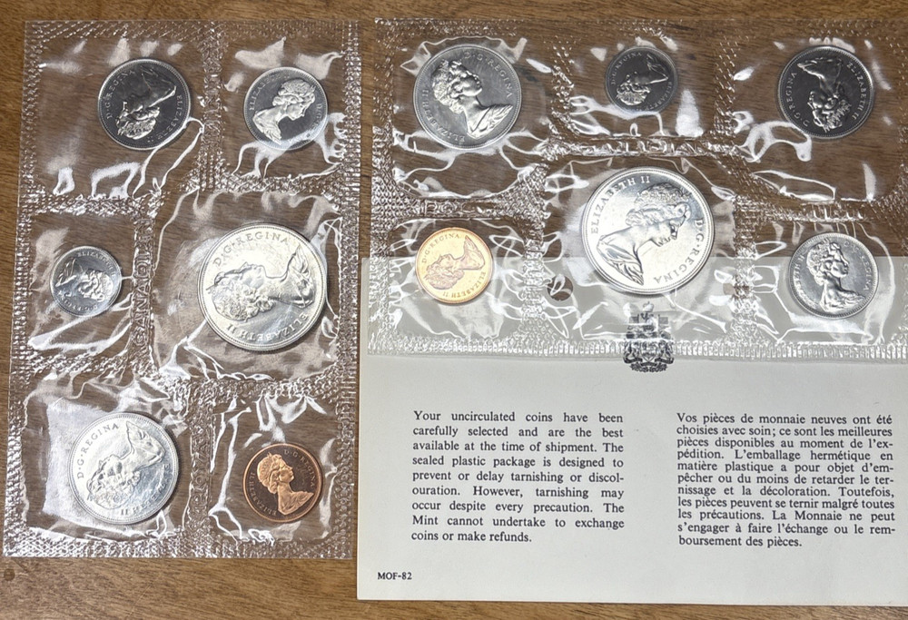 1969 & 1970 Canada Uncirculated Mint Sets