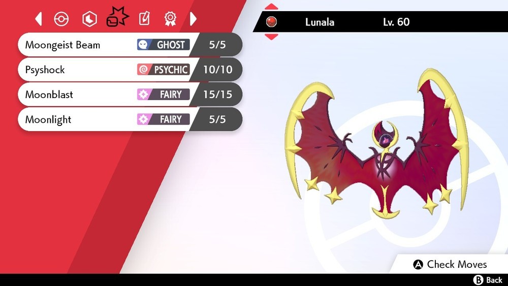 ✨Shiny✨ Event Lunala For Sword & Shield