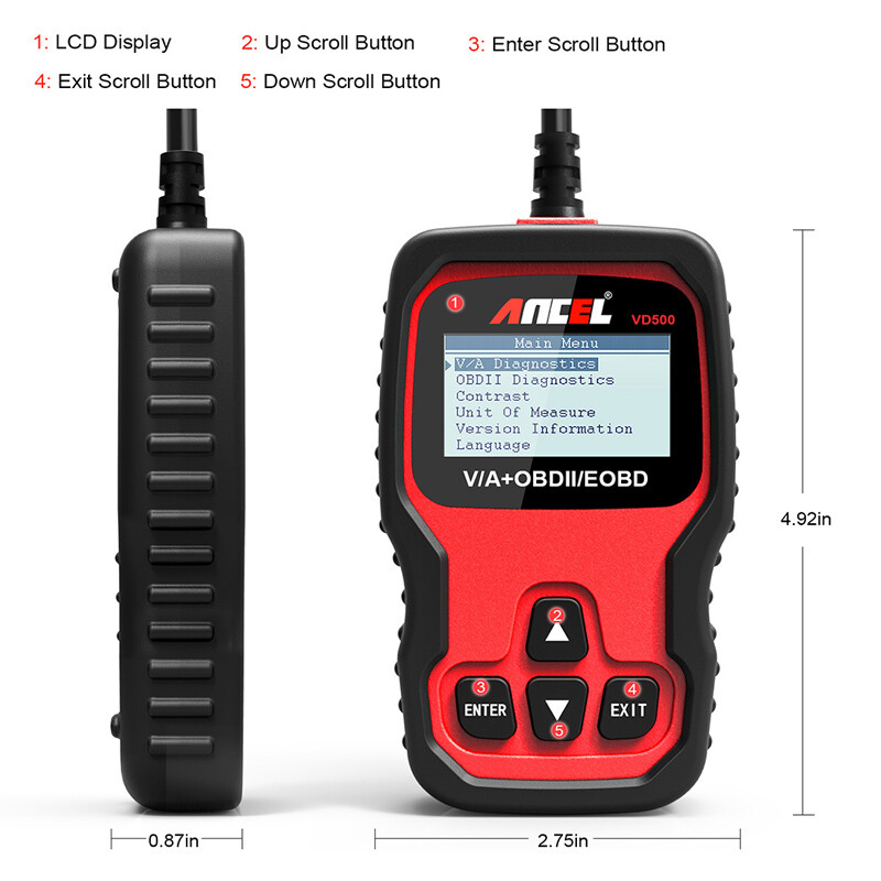 Fit For VW Audi Car Full System OBD2 Scanner Code Reader Scan Tool Oil EPB Reset