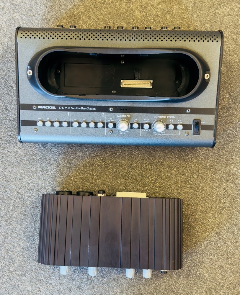 Mackie Satellite System FireWire 2-channel Audio Interface, pod and base