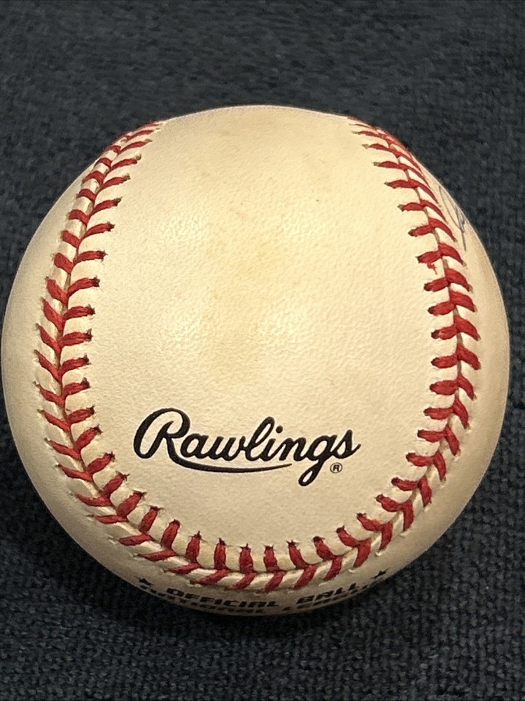 John Demeritt signed baseball autograph ball auto
