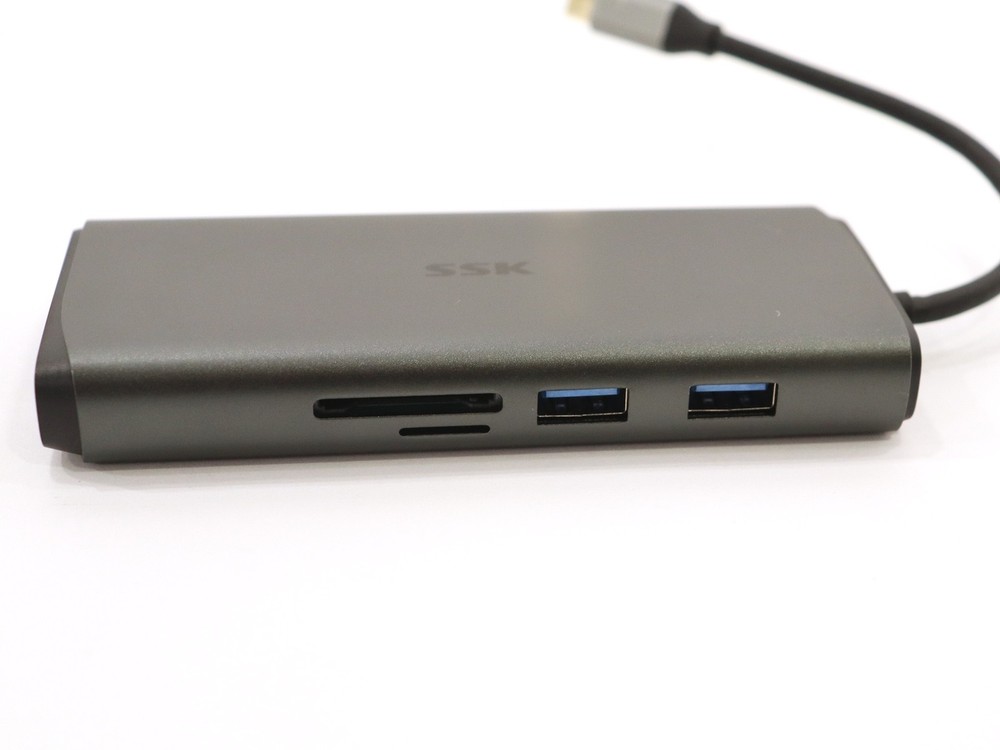 SSK 11-in-1 Type-C Multi-Function Docking Station SC200 (Silver) Refurbished