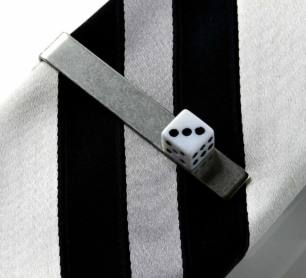 Mini Dice Tie Clip