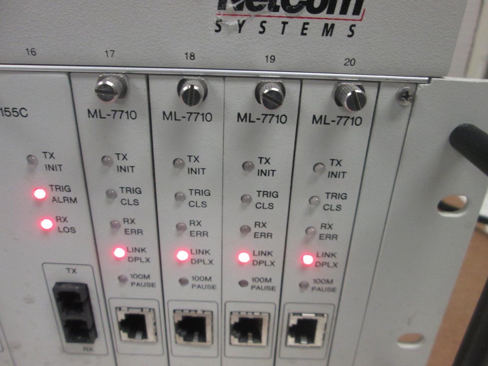 SMARTBITS SMB-2000 TESTING SYSTEM 8X AT-9155C 4X ML-7710