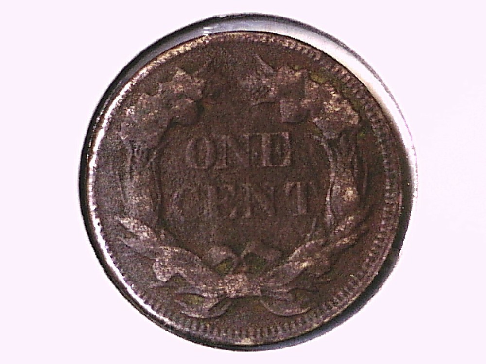 1857 Flying Eagle Cent Genuine Raw Ungraded 01153