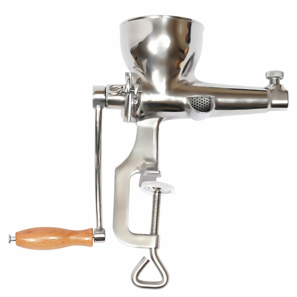 Manual Wheatgrass Juicer Hand Press Wheat Grass Fruit Juicing Extractor Silver🔥