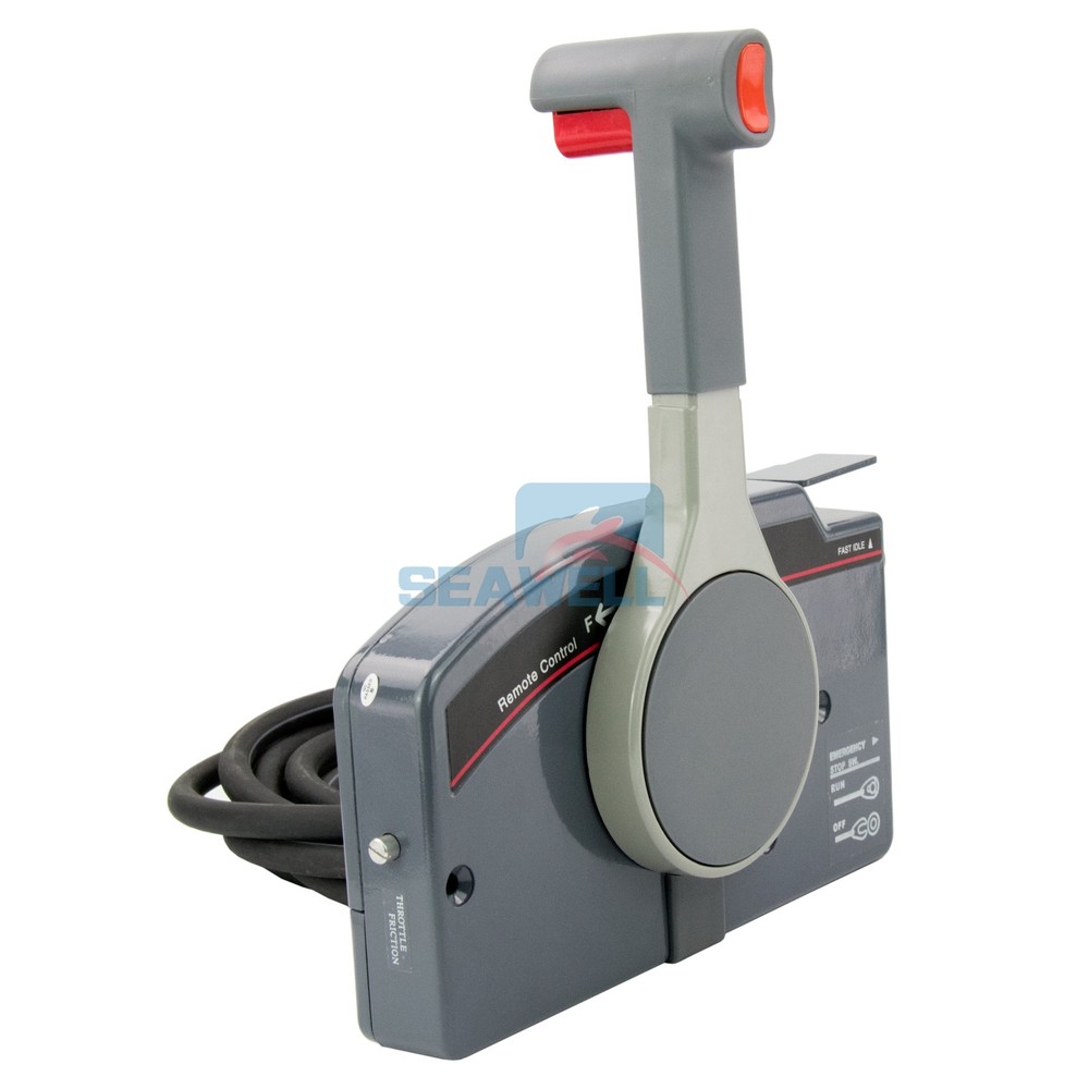 PULL Throttle Remote Control Box 703 for Yamaha Outboard Side Mount 7 Pin Cable