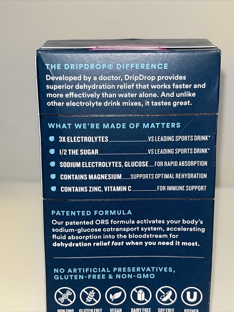 Hydration Supplement With Electrolytes, Grape, Sealed