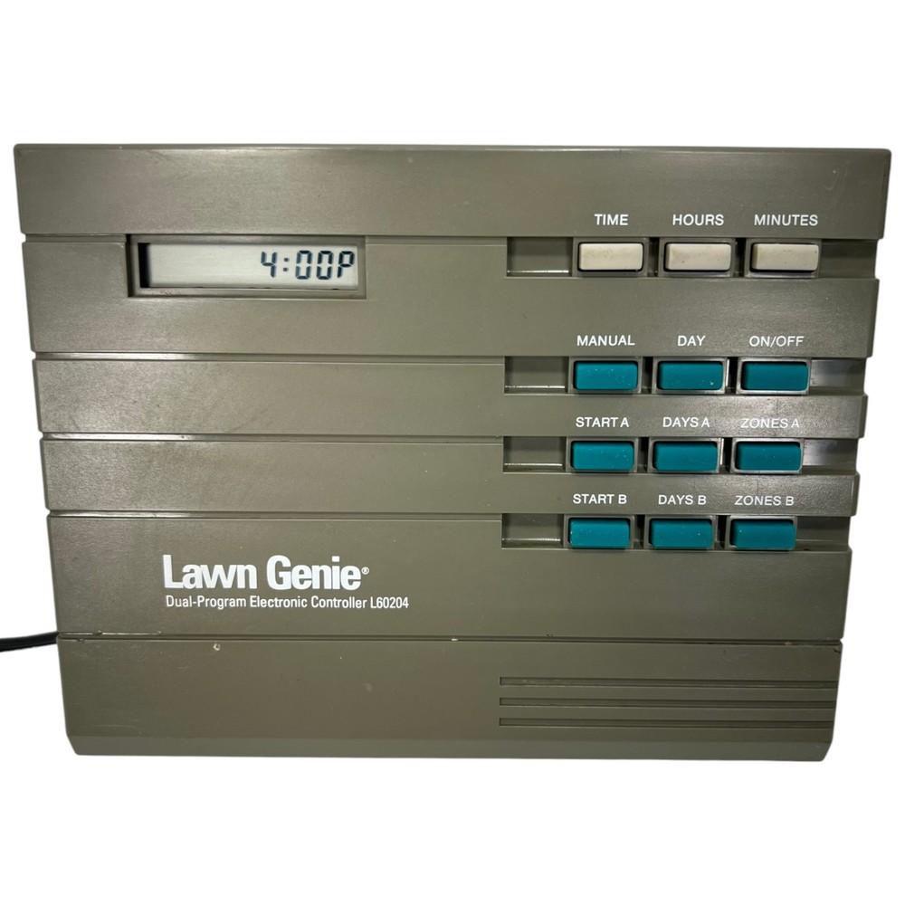 Lawn L60206P Genie Dual-Program Electronic Controller w Power Supply Tested