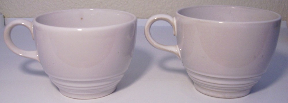 FRANCISCAN POTTERY SILKSTONE PAIR CUPS!