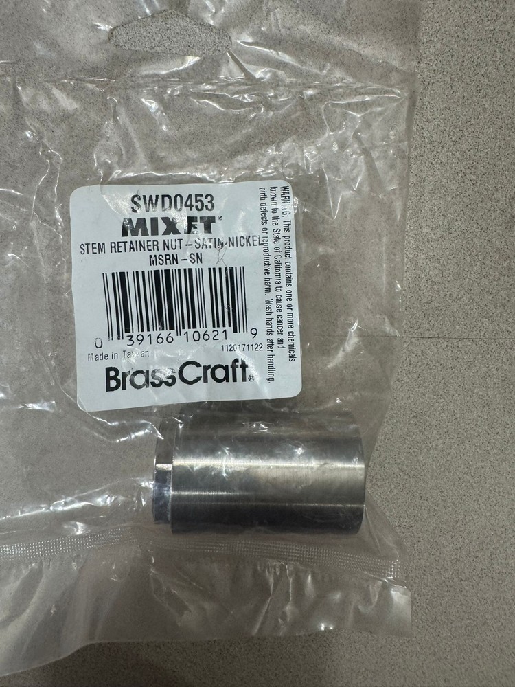 BrassCraft Mixet Stem Retainer Nut