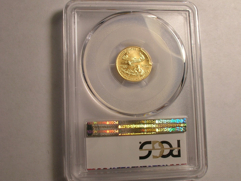 2017 1/10 oz Gold Eagle MS-70 PCGS (First Strike) $5 Dollar Gold