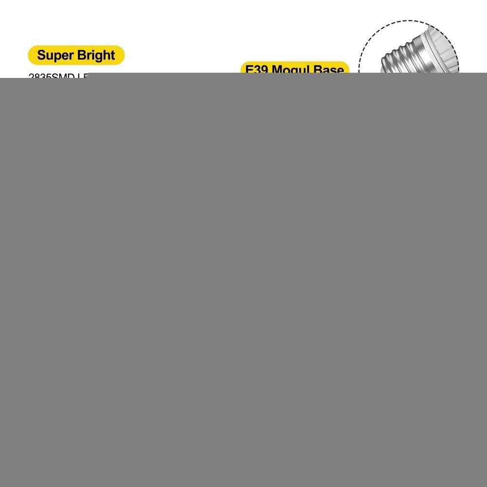 100Watts LED Corn Light Bulb 6000K Hight bay Warehouse Garage Workshop Lighting