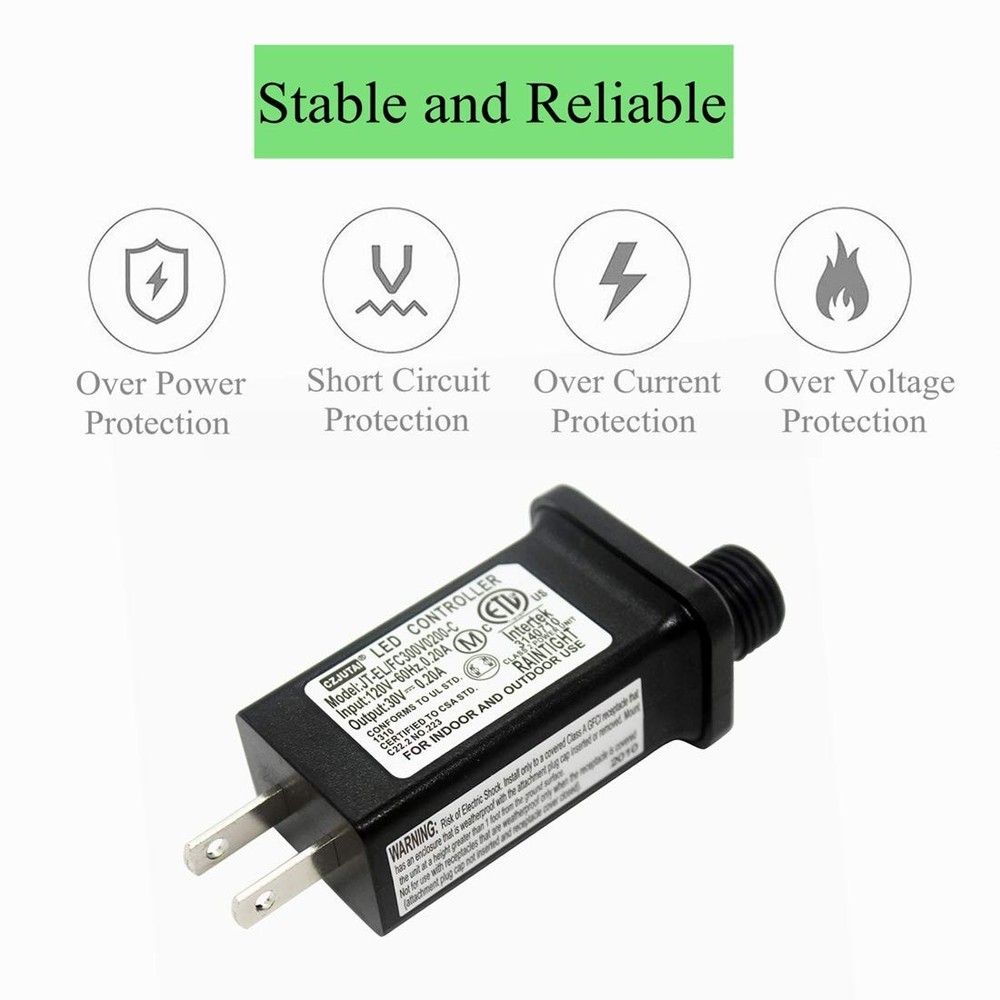 30V LED Controller with 8 Modes Class 2 Power Supply Replacement Part New